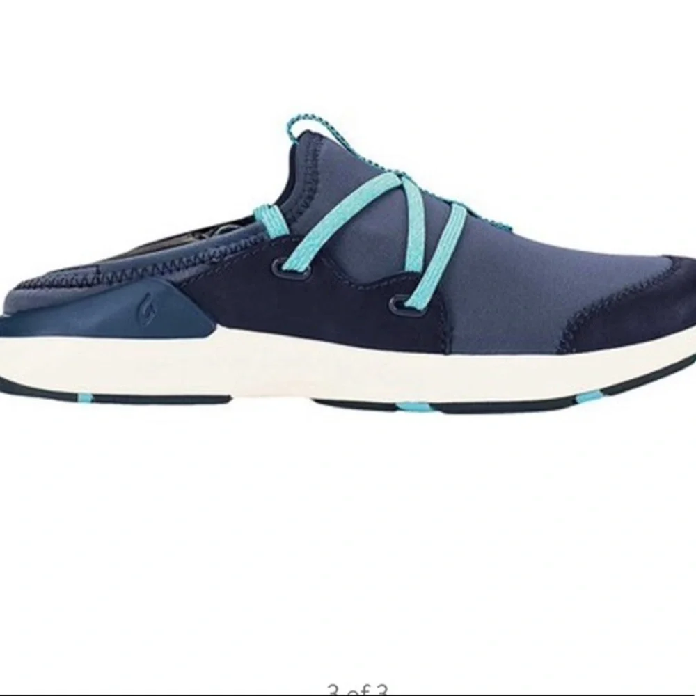 Olukai NEW Miki Li Convertible Sneaker BLUE 8 - no box Retail $139